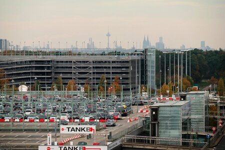 Parking at airport multi storey car park dom