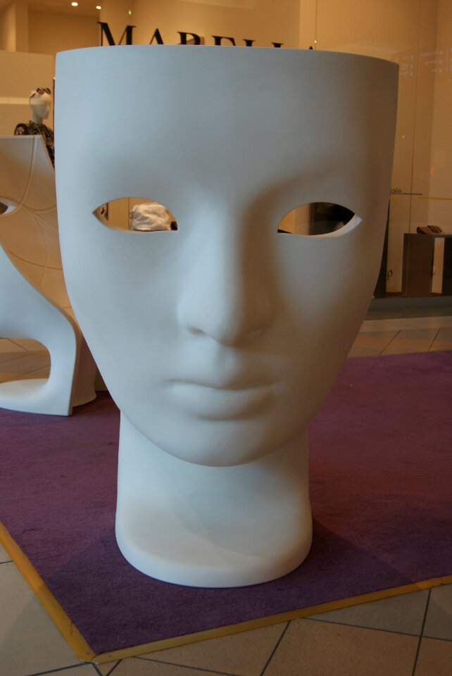 Female statue white