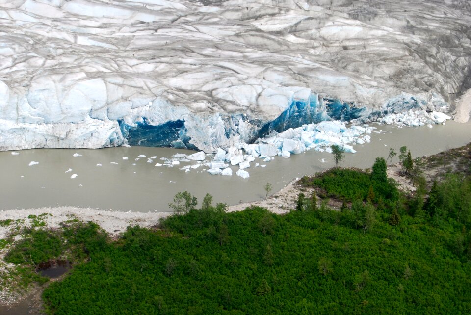 Cold river scenic