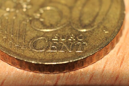 Loose change metal money shiny