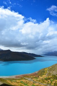 The scenery lake yamdrok lake