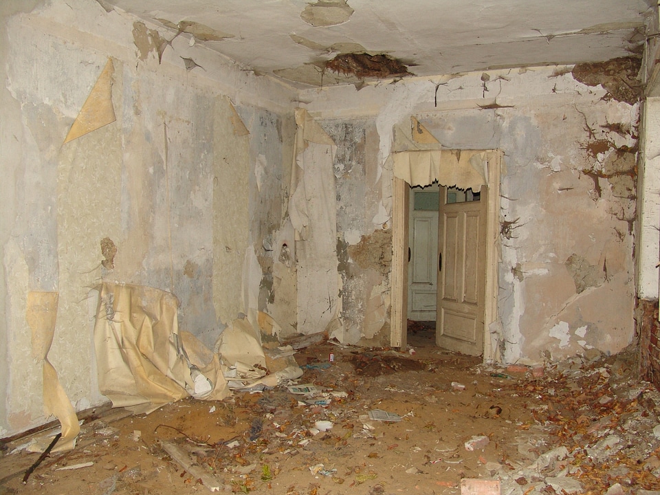 Crash renovation old building