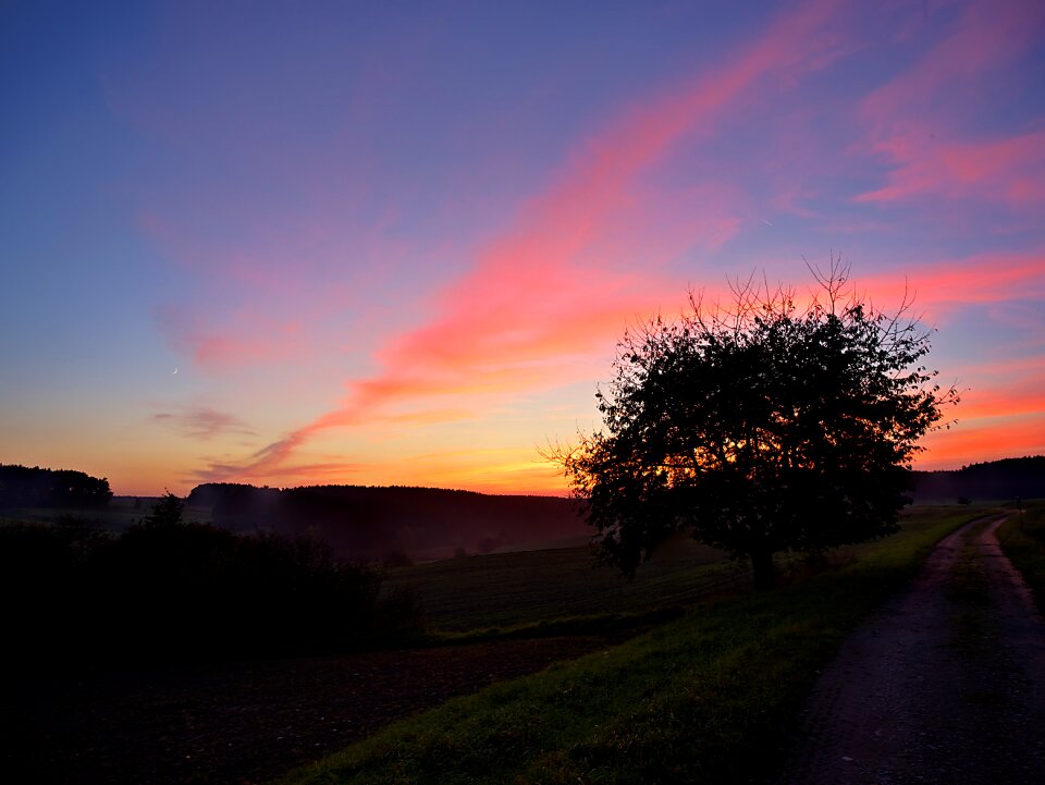 Sunset atmosphere romantic