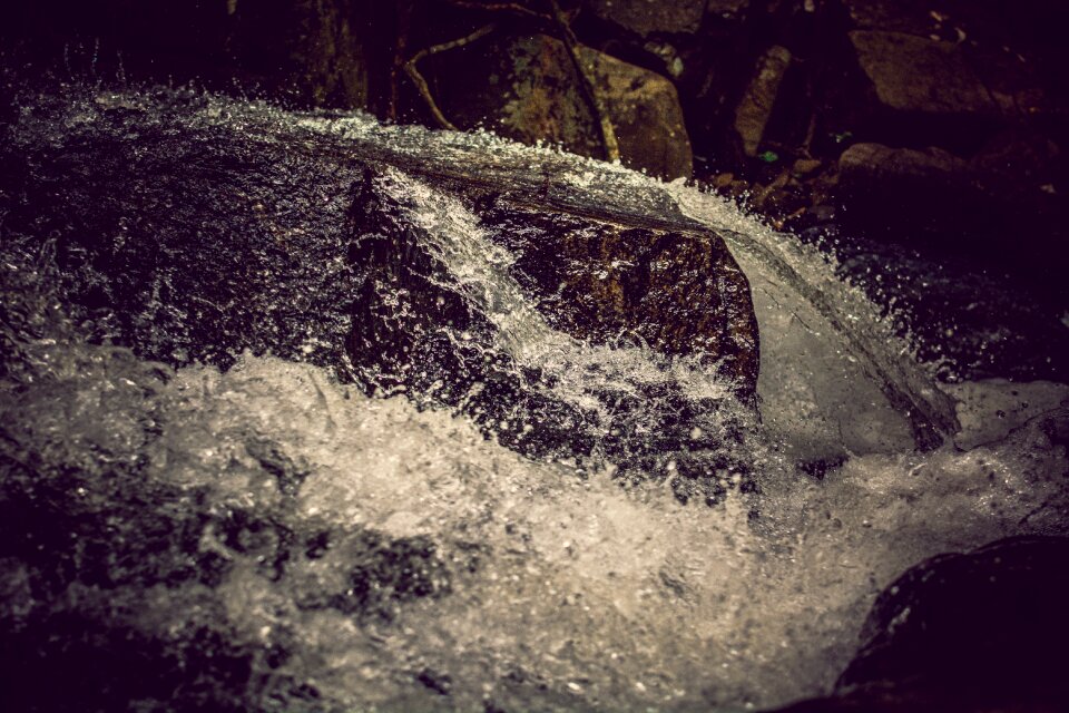 Water rock nature