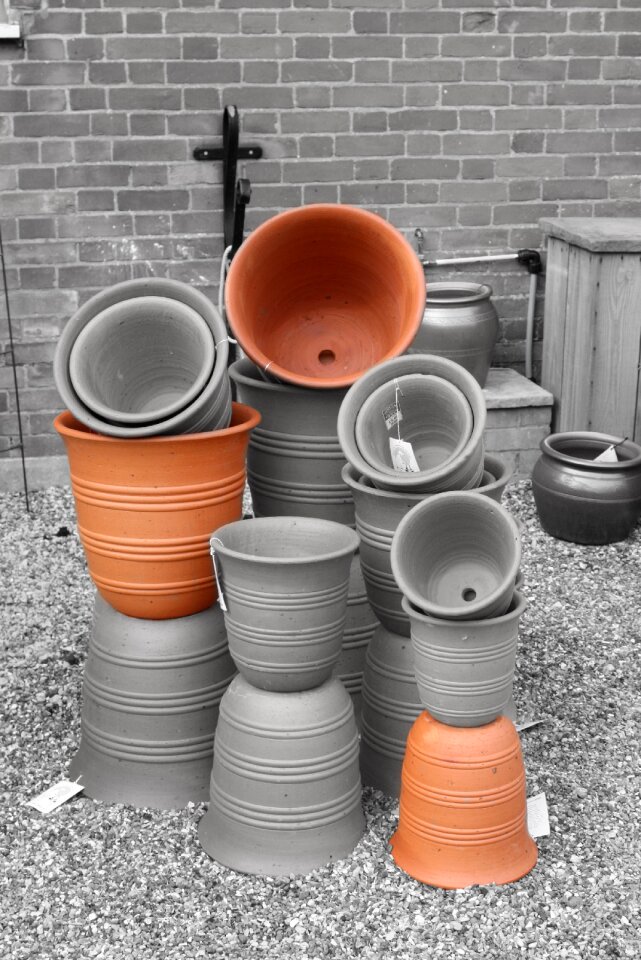 Ceramic brown earthenware