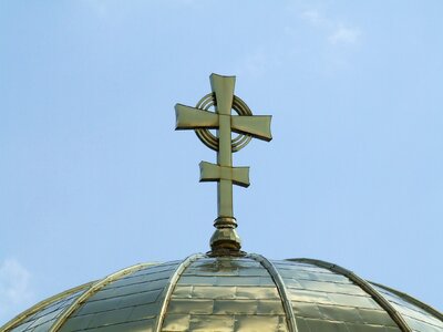 Orthodox church cross