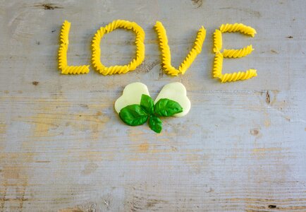 Love cuisine spaghetti photo