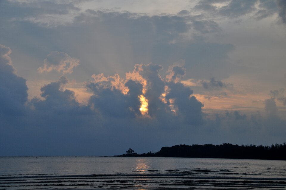 Sunset marine sunset clouds