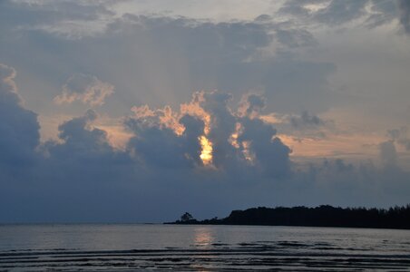 Sunset marine sunset clouds photo