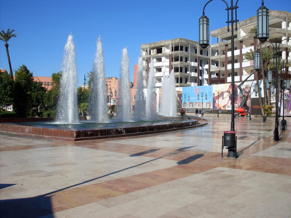 Marakech morocco zara square