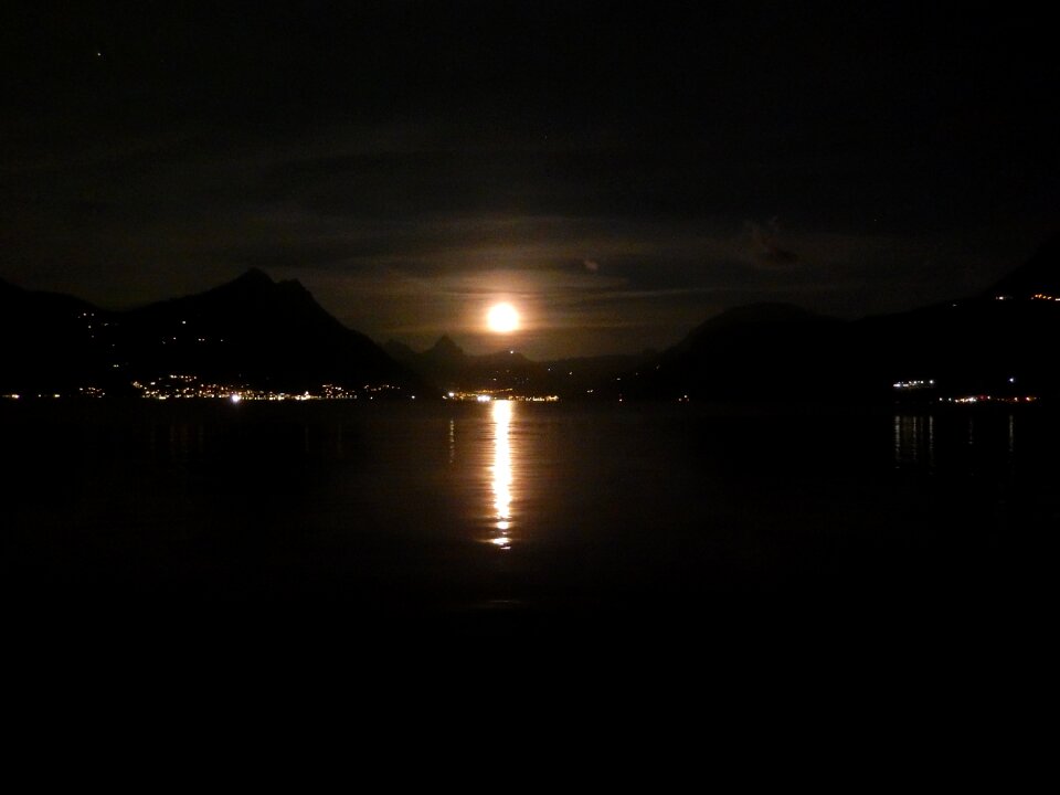 Moonlight mood landscape