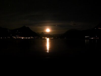 Moonlight mood landscape