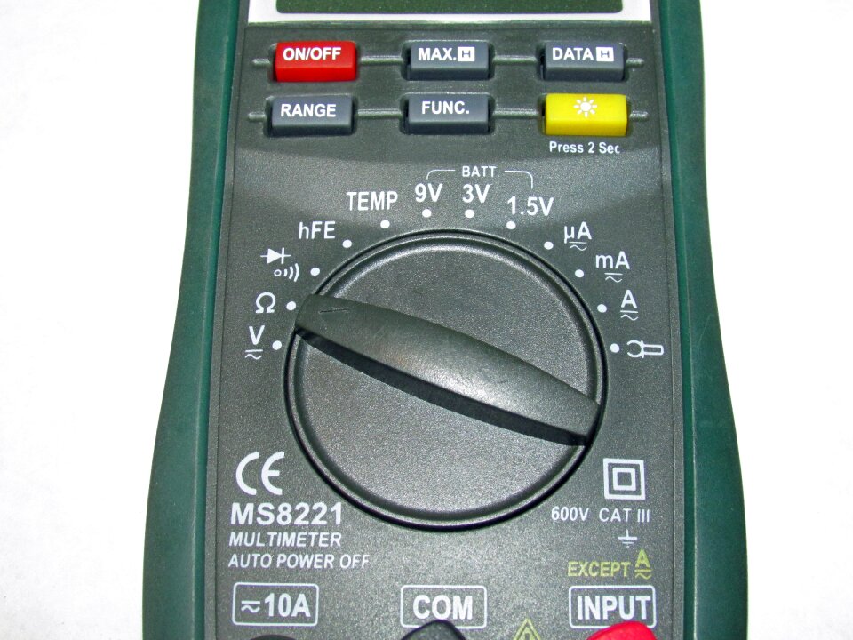 Vom meter ohm electricity