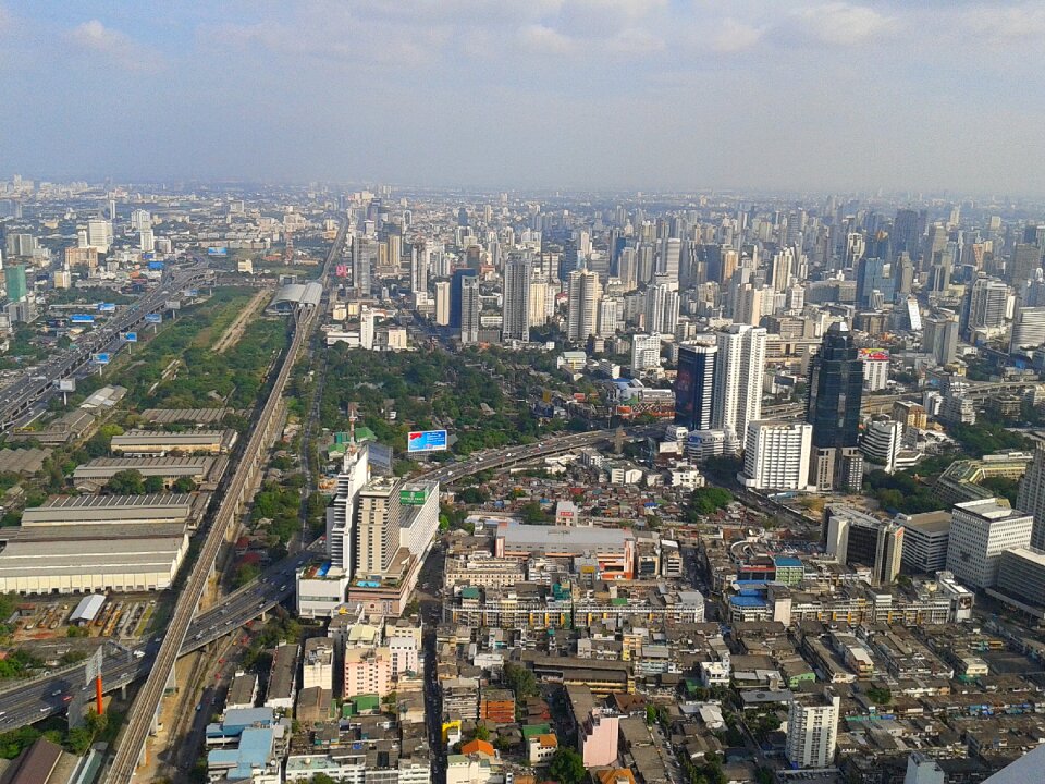 Megalopolis skyscrapers architecture