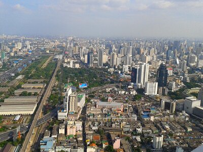 Megalopolis skyscrapers architecture
