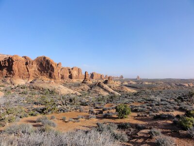 Desert natural environment photo