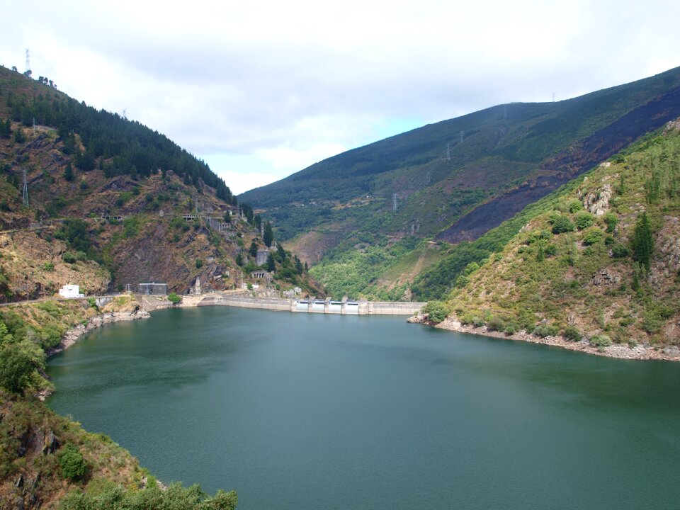 Reservoir landscape grandas de salinas