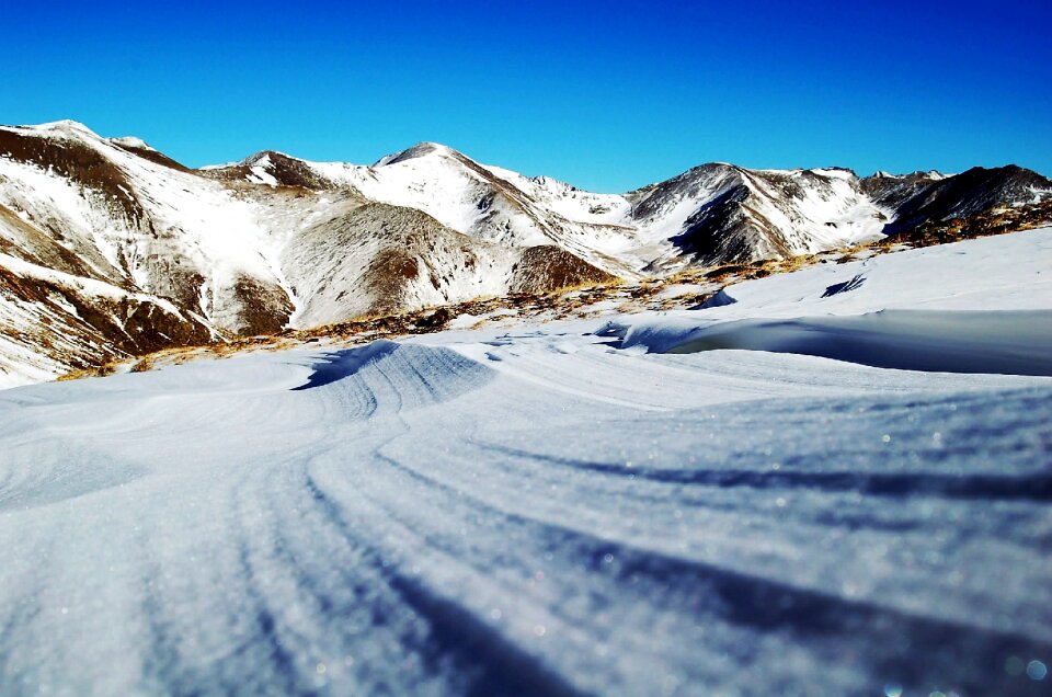 Winter nature landscape