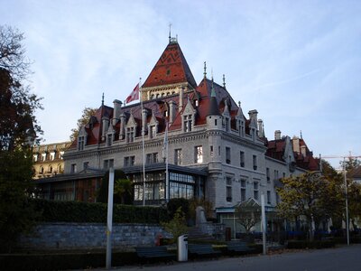 Lausanne switzerland building photo