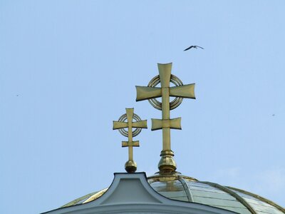 Orthodox church cross
