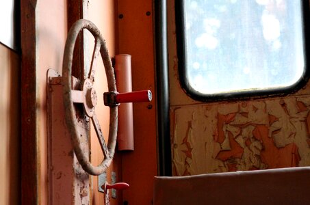 Railway old rusted photo