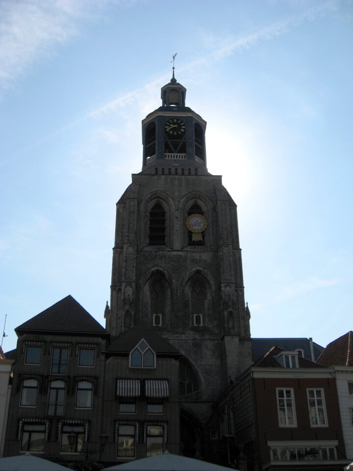 Church tower peperbus bergen op zoom