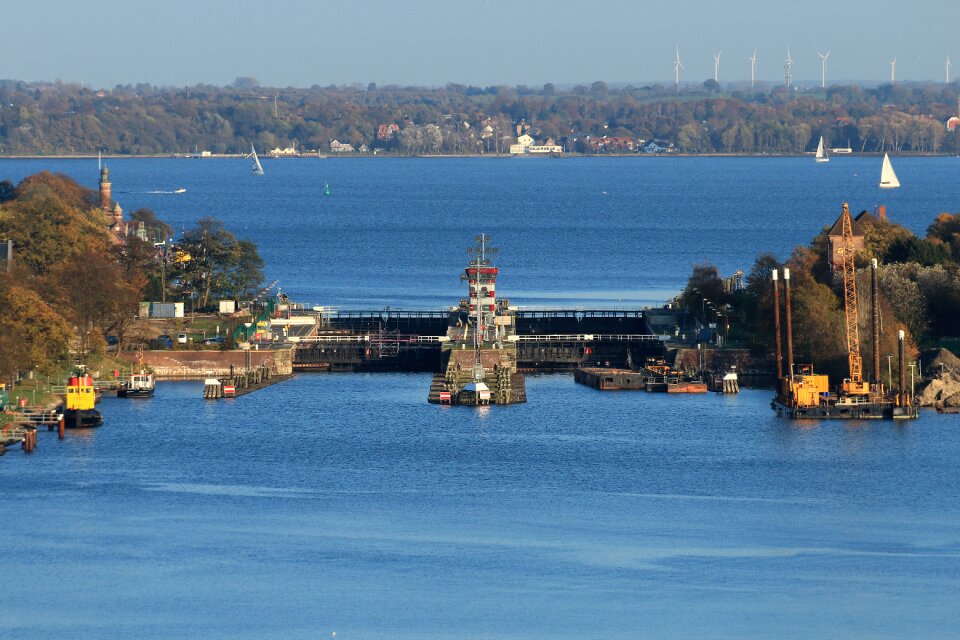 Northern baltic sea channel passage ships