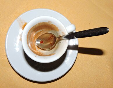 Coffee teaspoon saucer