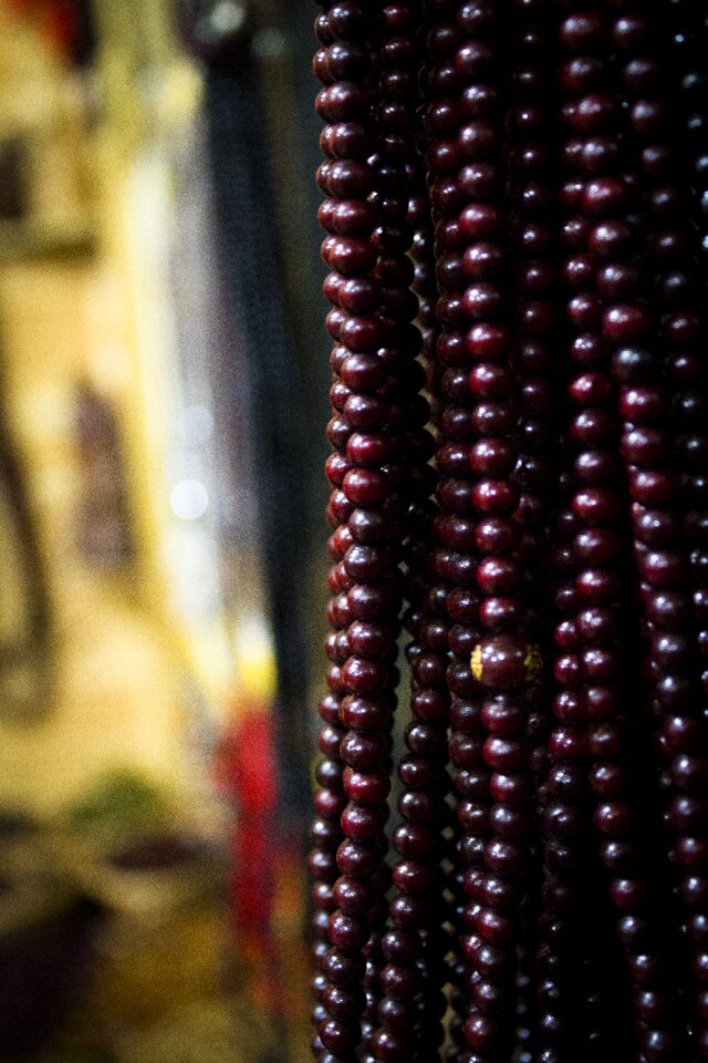 Buddhist prayer beads artistic conception china wind