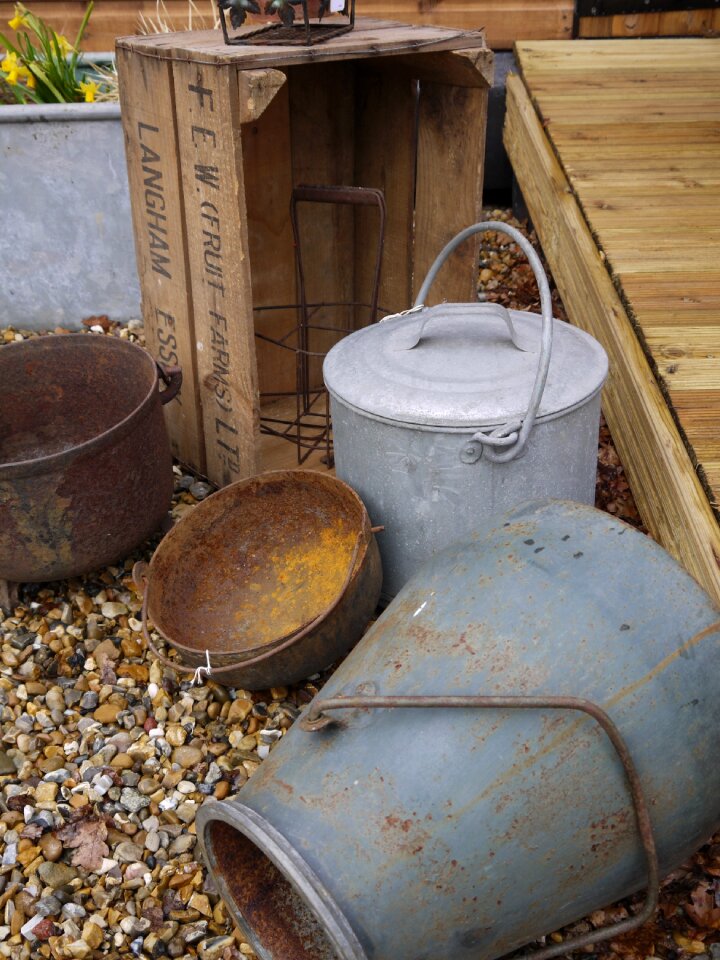 Metal equipment vintage