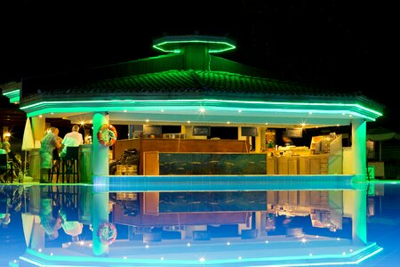 Hotel pool bar