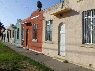 Facade wall door