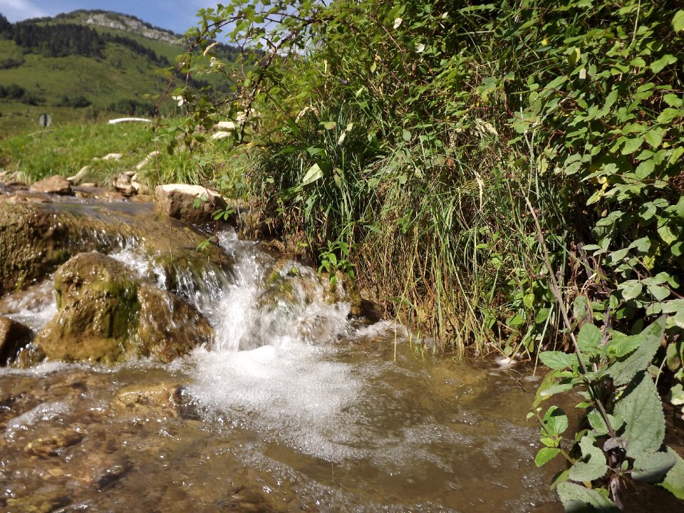 Water courses mountain nature