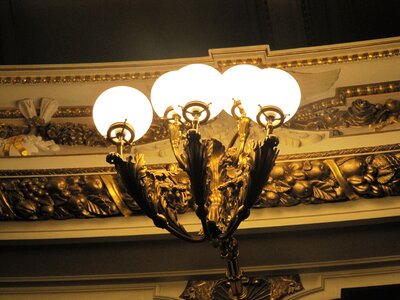 Lantern lighting theater photo