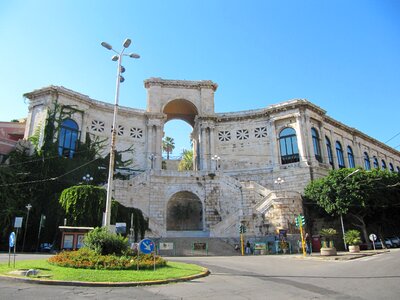 Cagliari historic center building