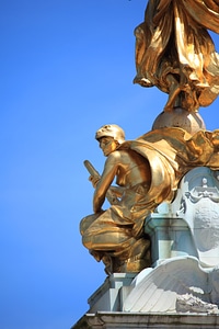 Gold golden sculpture