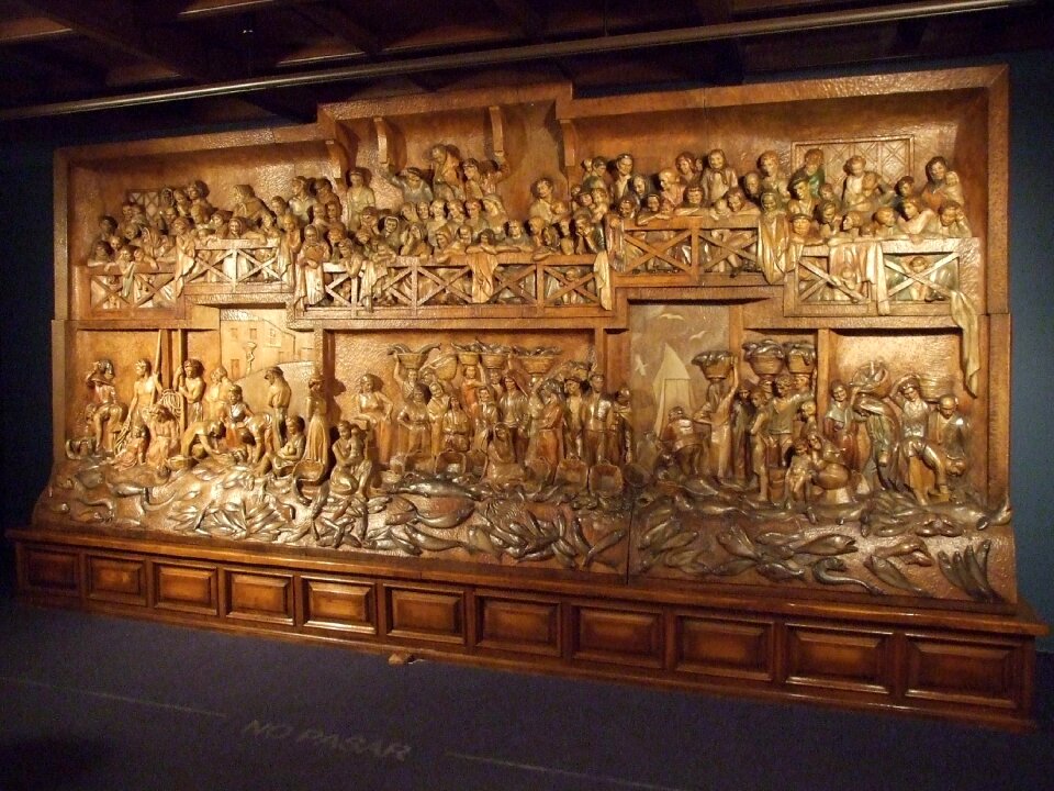 Altarpiece art wood