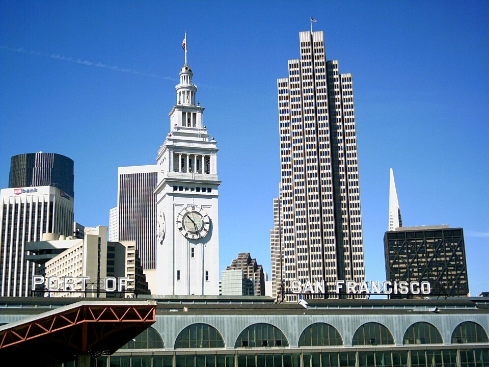 Architectural cityscape modern