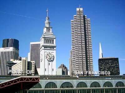 Architectural cityscape modern