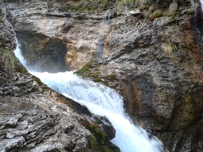 Water waterfall rock photo