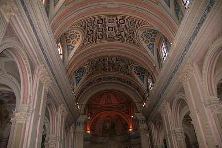 Santi alessio bonifacio church ceiling