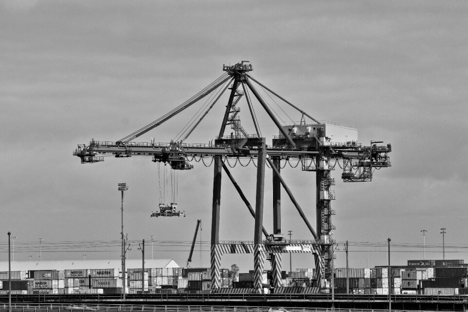 Black and white industrial