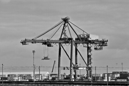 Black and white industrial