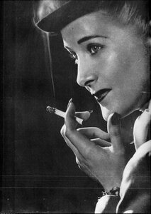 Smoke cigarette retro photo