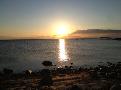 Hönö beach sunset photo