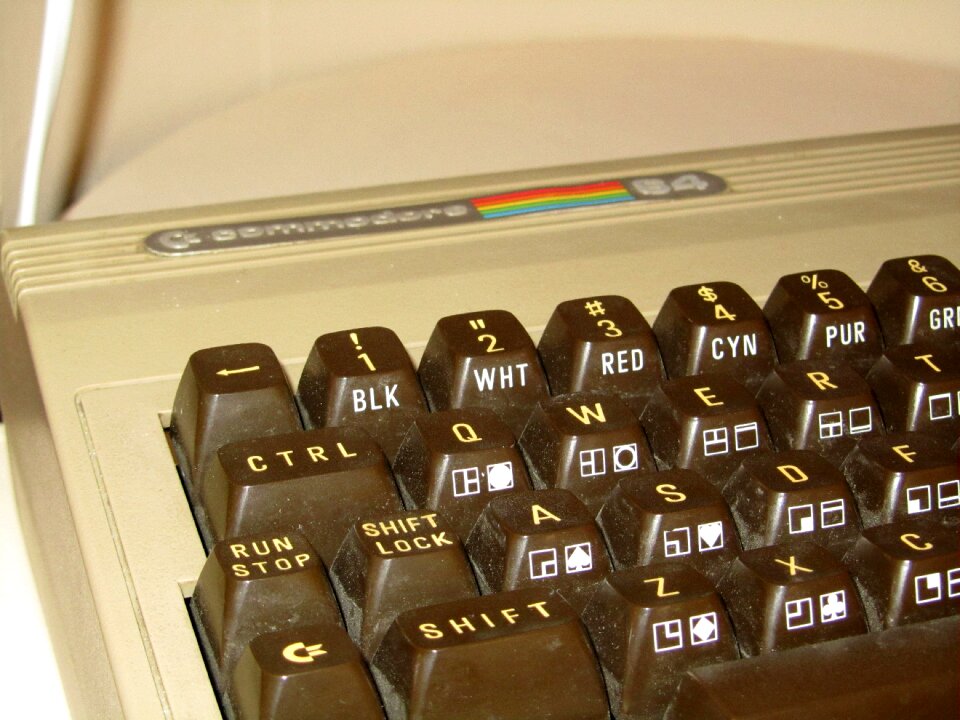 C 64 computer keyboard