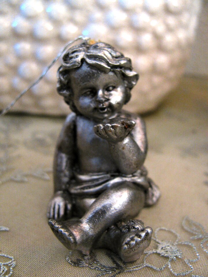 Angel christmas silver