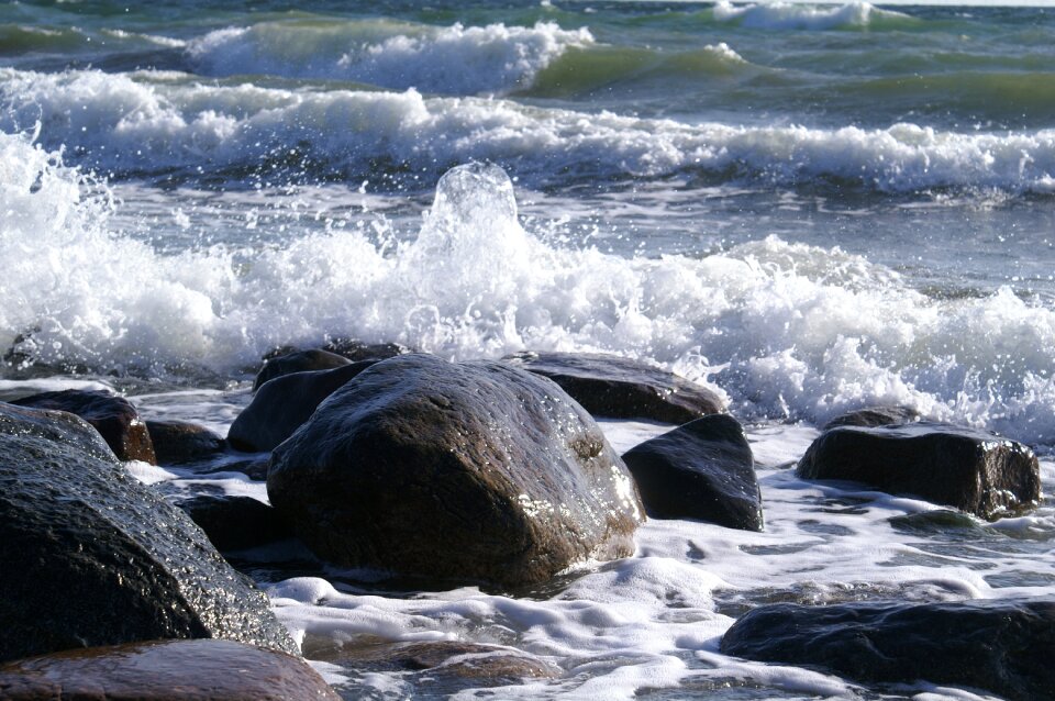 Beach bank baltic sea