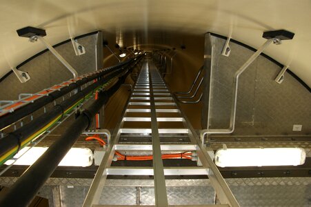 Inside ladder high