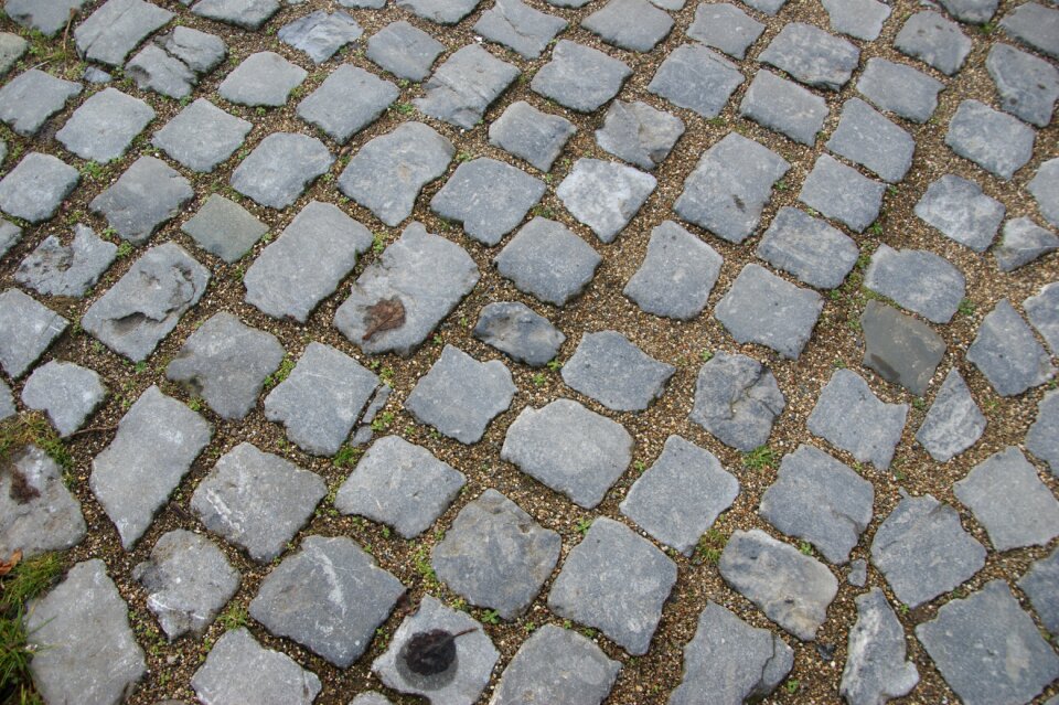 Cobblestones background paving